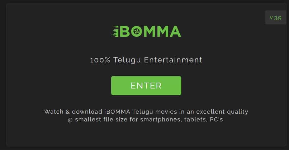 iBomma Homepage